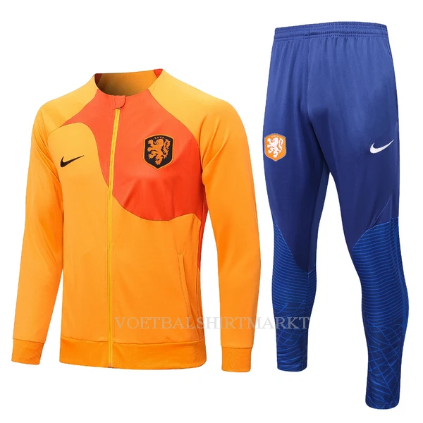 Nederland Trainings Sweatshirt Pak 2022-23 Oranje