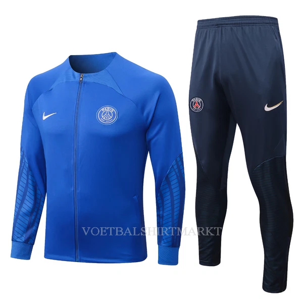 Paris Saint-Germain Trainings Sweatshirt Pak Kind 2022-23 Lichtblauwe