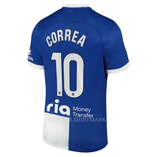 Atlético Madrid Correa 10 Shirt Heren Uit 2023/24