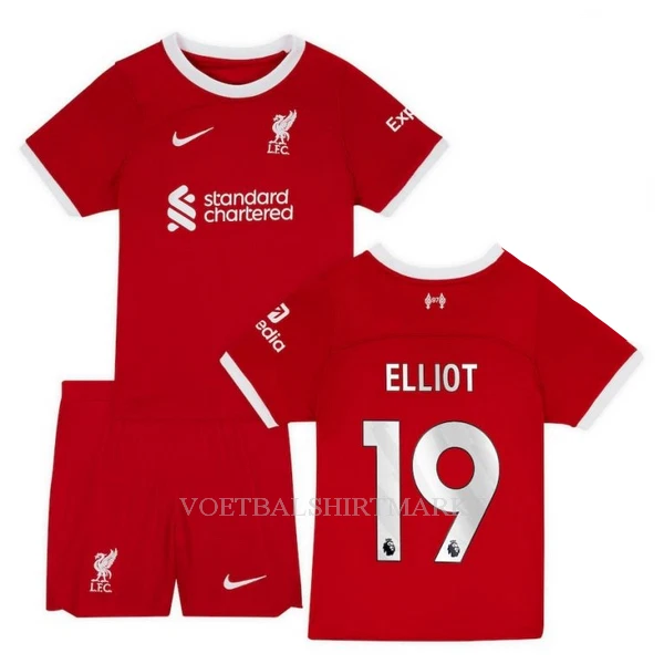 Liverpool Elliot 19 Tenue Kind Thuis 2023/24