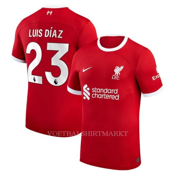 Liverpool Luis Díaz 23 Shirt Heren Thuis 2023/24