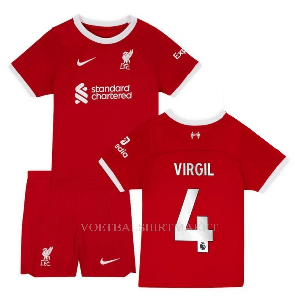 Liverpool Virgil 4 Tenue Kind Thuis 2023/24