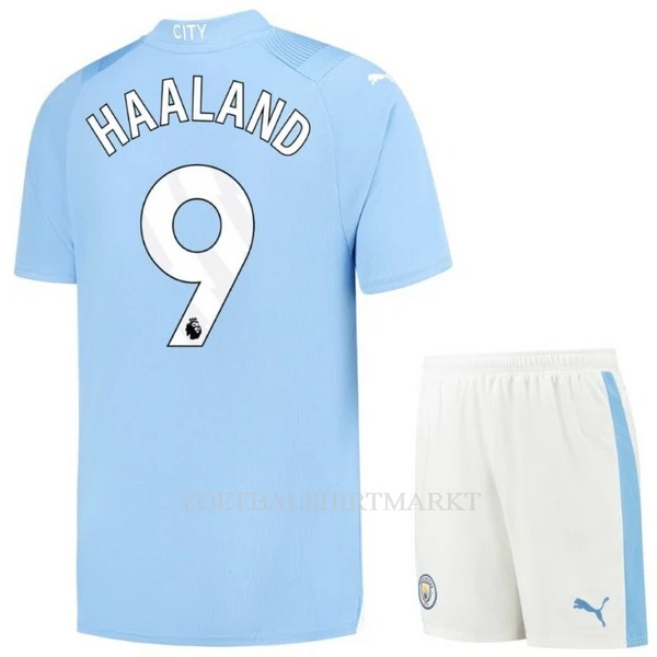 Manchester City Haaland 9 Tenue Kind Thuis 2023/24