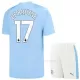 Manchester City K. De Bruyne 17 Tenue Kind Thuis 2023/24