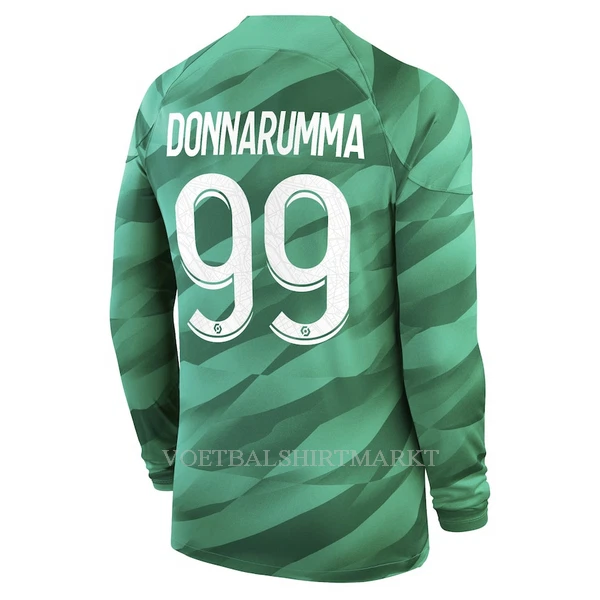 Paris Saint-Germain Donnarumma 99 Keeper Shirt Heren Thuis 2023/24 Lange Mouw