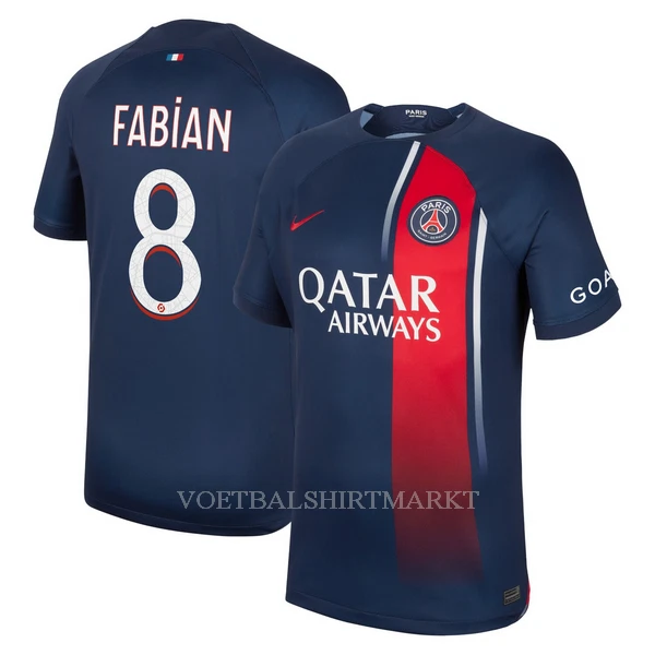 Paris Saint-Germain Fabian 8 Shirt Heren Thuis 2023/24