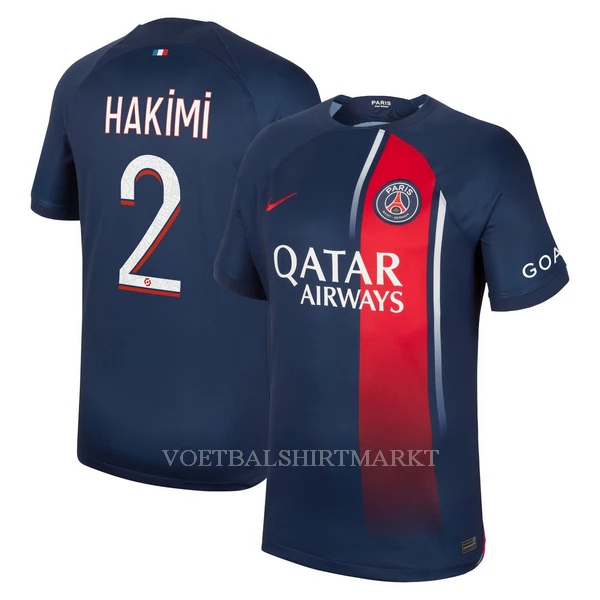 Paris Saint-Germain Hakimi 2 Shirt Heren Thuis 2023/24