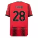 AC Milan Thiaw 28 Shirt Heren Thuis 2023/24