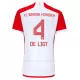 FC Bayern München De Ligt 4 Shirt Heren Thuis 2023/24