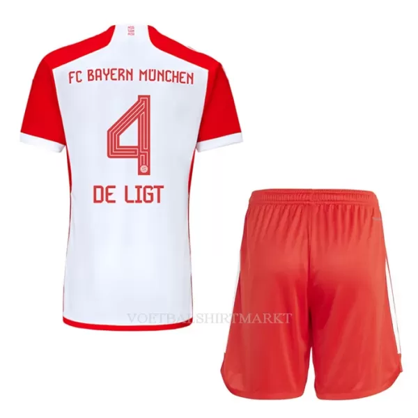 FC Bayern München De Ligt 4 Tenue Kind Thuis 2023/24