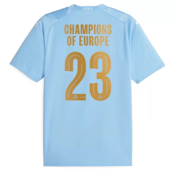 Manchester City Champions of Europe Shirt Heren Thuis 2023/24