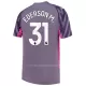 Manchester City Ederson Keeper Shirt Heren Uit 2023/24