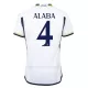 Real Madrid Alaba 4 Shirt Heren Thuis 2023/24