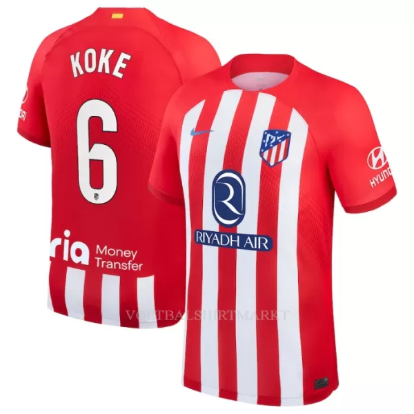 Atlético Madrid Koke 6 Shirt Heren Thuis 2023/24