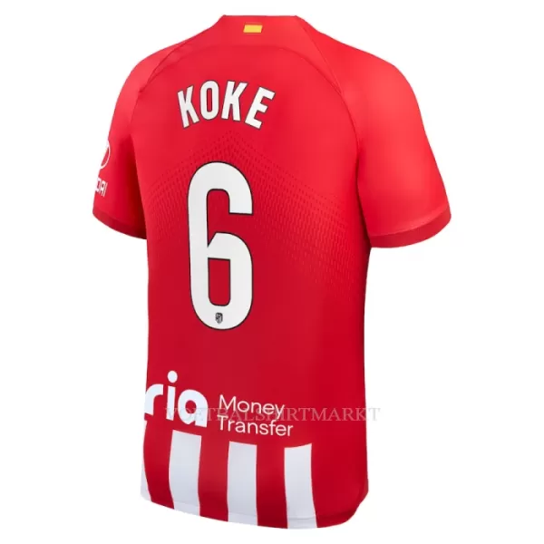 Atlético Madrid Koke 6 Shirt Heren Thuis 2023/24