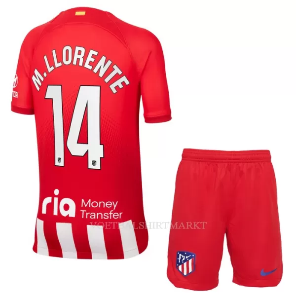 Atlético Madrid M. Llorente 14 Tenue Kind Thuis 2023/24