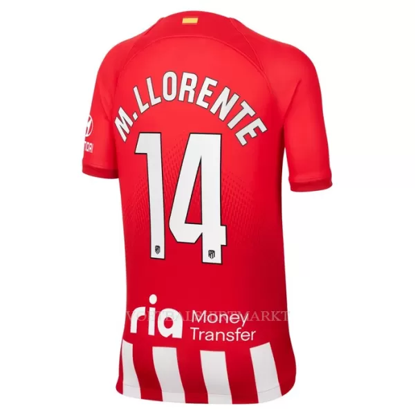 Atlético Madrid M. Llorente 14 Tenue Kind Thuis 2023/24