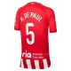 Atlético Madrid R. De Paul 5 Tenue Kind Thuis 2023/24