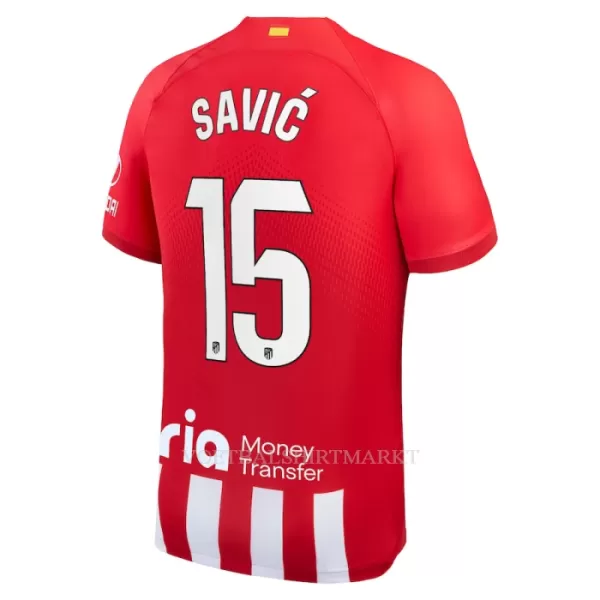 Atlético Madrid Savic 15 Shirt Heren Thuis 2023/24