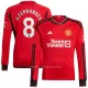 Manchester United Bruno Fernandes 8 Shirt Heren Thuis 2023/24 Lange Mouw