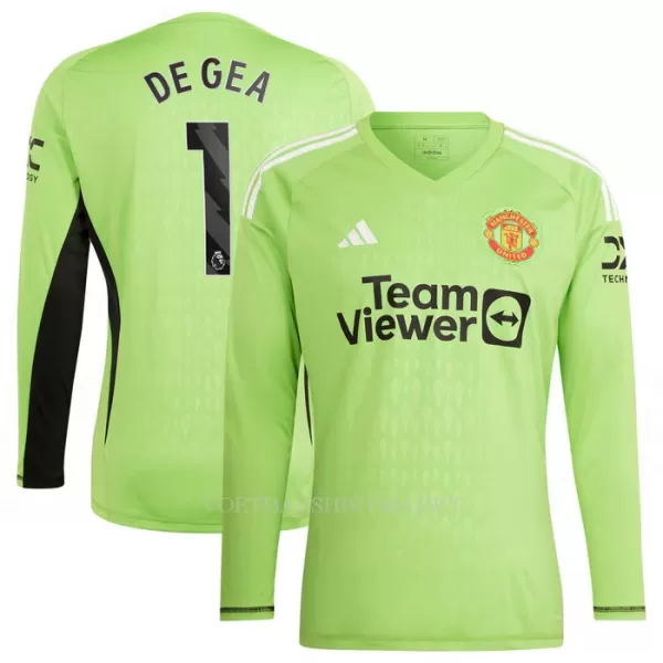 Manchester United De Gea 1 Keeper Shirt Heren Thuis 2023/24 Lange Mouw