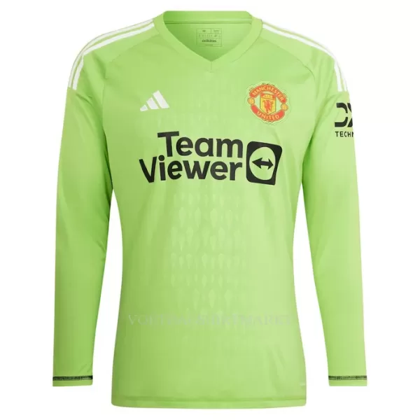 Manchester United De Gea 1 Keeper Shirt Heren Thuis 2023/24 Lange Mouw