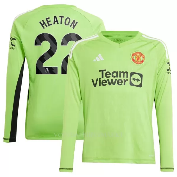 Manchester United Heaton 22 Keeper Shirt Heren Thuis 2023/24 Lange Mouw