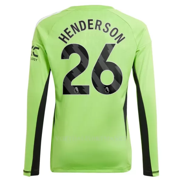 Manchester United Henderson 26 Keeper Shirt Heren Thuis 2023/24 Lange Mouw