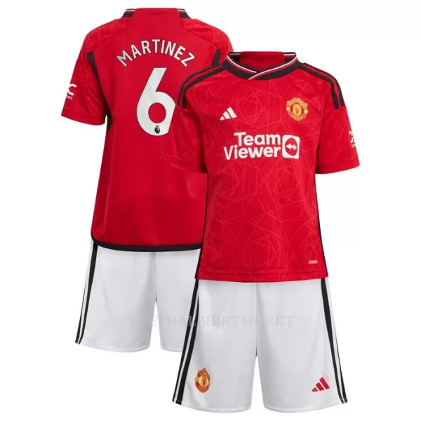 Manchester United Martinez 6 Tenue Kind Thuis 2023/24