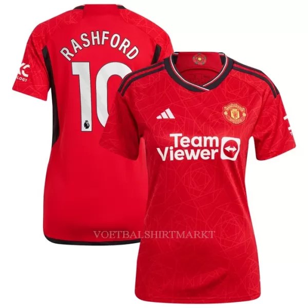 Manchester United Rashford 10 Shirt Dames Thuis 2023/24