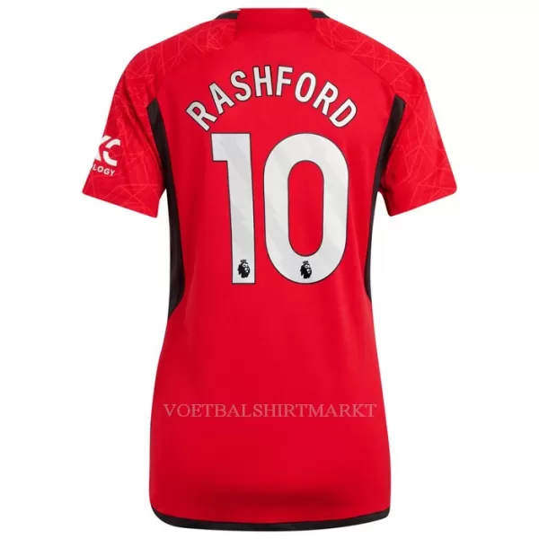 Manchester United Rashford 10 Shirt Dames Thuis 2023/24