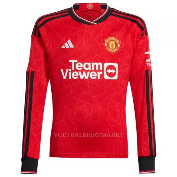 Manchester United Rashford 10 Shirt Heren Thuis 2023/24 Lange Mouw