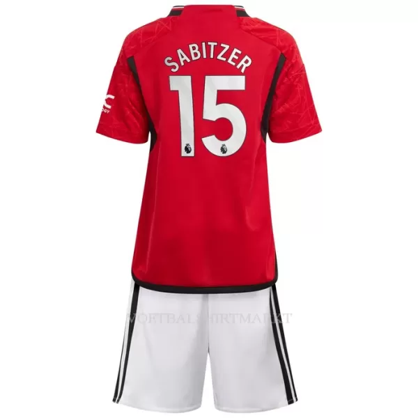 Manchester United Sabitzer 15 Tenue Kind Thuis 2023/24