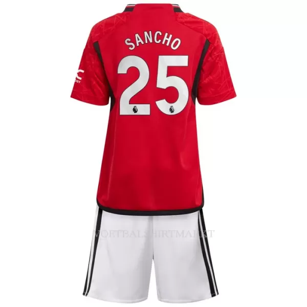 Manchester United Sancho 25 Tenue Kind Thuis 2023/24