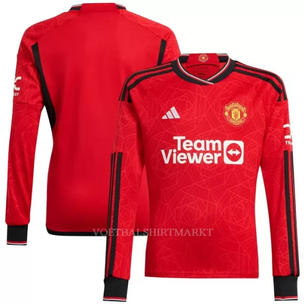 Manchester United Shirt Heren Thuis 2023/24 Lange Mouw