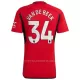 Manchester United Van De Beek 34 Shirt Heren Thuis 2023/24