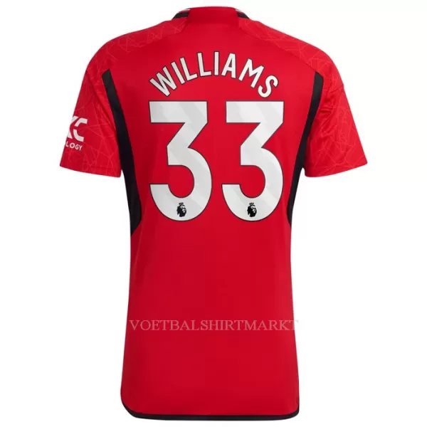 Manchester United Williams 33 Shirt Heren Thuis 2023/24