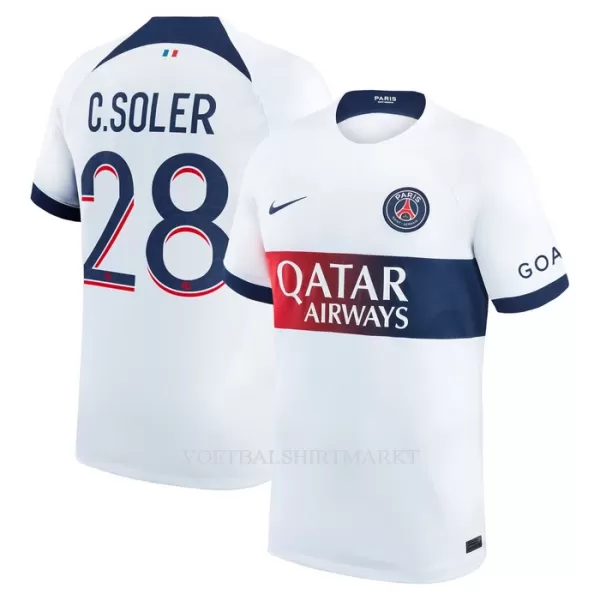 Paris Saint-Germain C. Soler 28 Shirt Heren Uit 2023/24