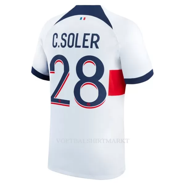 Paris Saint-Germain C. Soler 28 Shirt Heren Uit 2023/24