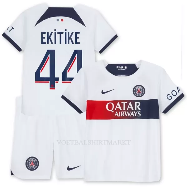 Paris Saint-Germain Ekitike 44 Tenue Kind Uit 2023/24