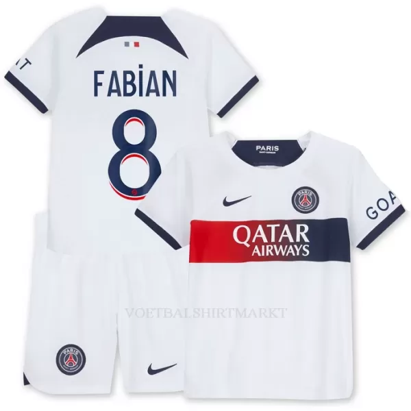 Paris Saint-Germain Fabian 8 Tenue Kind Uit 2023/24