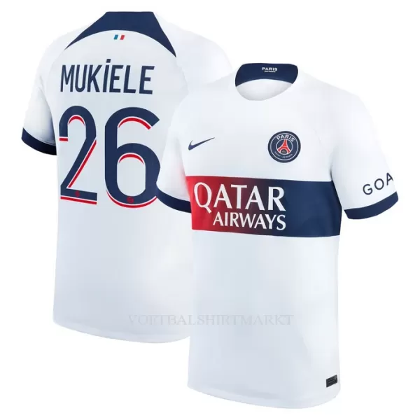 Paris Saint-Germain Mukiele 26 Shirt Heren Uit 2023/24