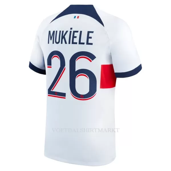 Paris Saint-Germain Mukiele 26 Shirt Heren Uit 2023/24