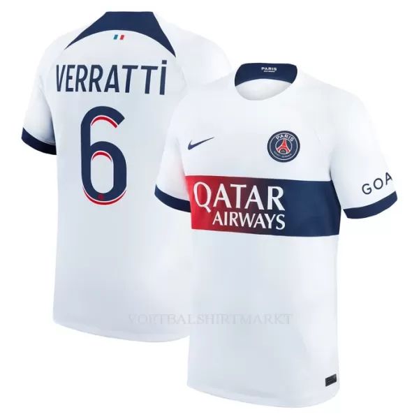 Paris Saint-Germain Verratti 6 Shirt Heren Uit 2023/24