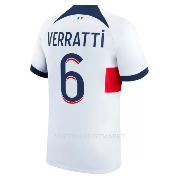 Paris Saint-Germain Verratti 6 Shirt Heren Uit 2023/24