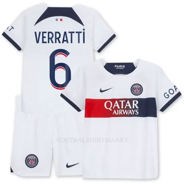 Paris Saint-Germain Verratti 6 Tenue Kind Uit 2023/24