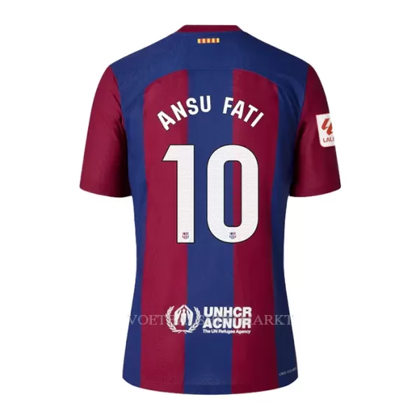 FC Barcelona Ansu Fati 10 Shirt Heren Thuis 2023/24