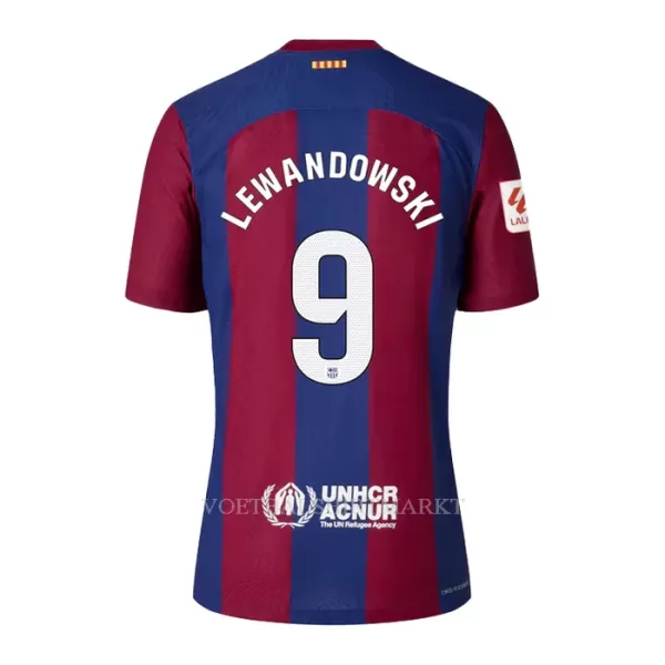 FC Barcelona Lewandowski 9 Shirt Heren Thuis 2023/24