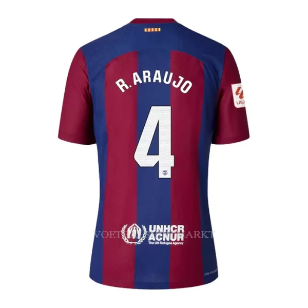 FC Barcelona R. Araujo 4 Shirt Heren Thuis 2023/24