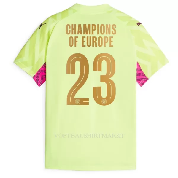 Manchester City Champions of Europe Keeper Shirt Heren Derde 2023/24